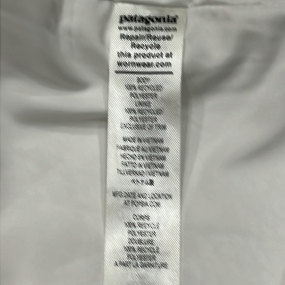 Patagonia Women's Los Gatos Fleece White Logo Jacket SZ L - Picture 10 of 16